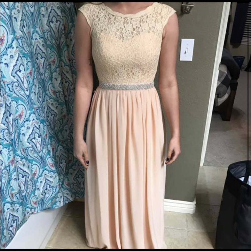 Formal blush dress